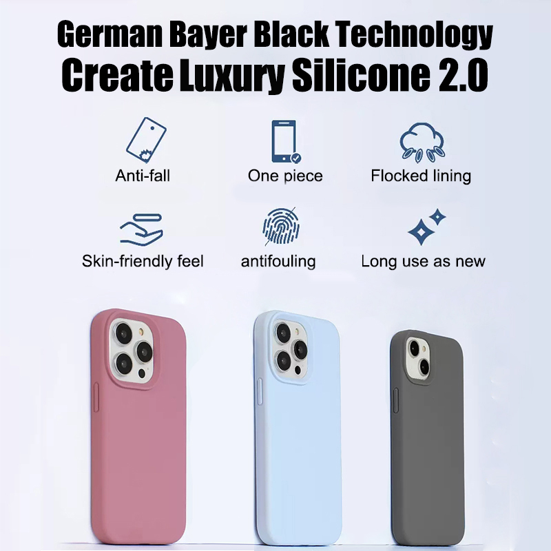 Casing ponsel silikon cair mew - Apple Iphone 16 ulasan dan harga