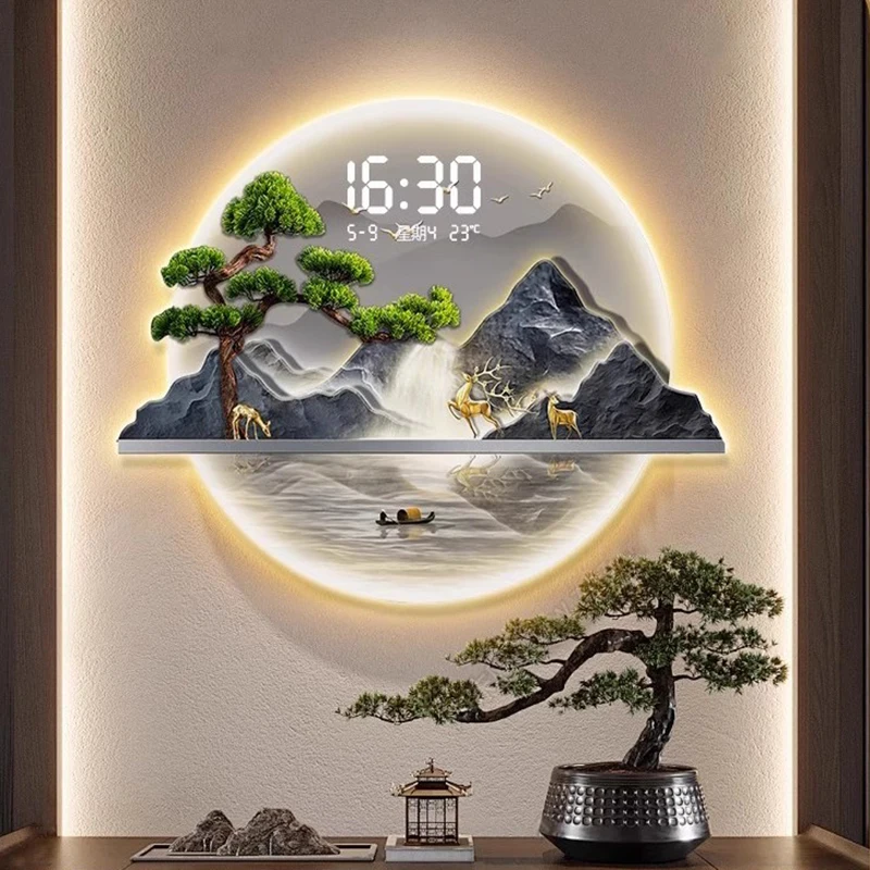 Jam Dinding Desain Gaya Cina E - Luxury Lifestyle Design ulasan dan harga