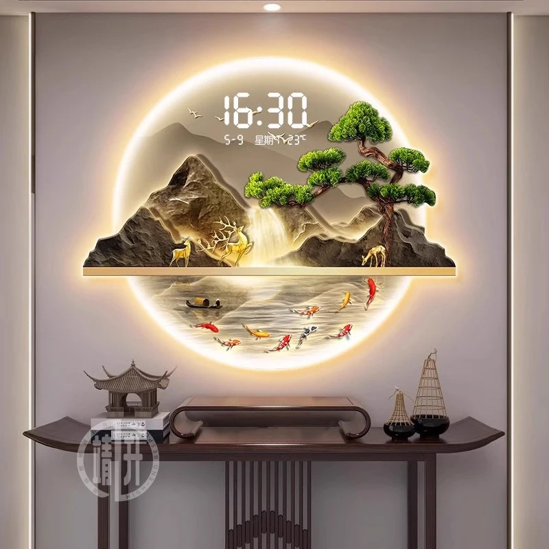 Jam Dinding Desain Gaya Cina E - Luxury Lifestyle Design ulasan dan harga