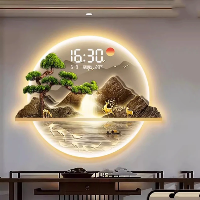 Jam Dinding Desain Gaya Cina E - Luxury Lifestyle Design ulasan dan harga